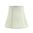 thumbnail image 2 of Aspen Creative 30272-6 Small Bell Shape Chandelier Clip-On Lamp Shade Set (6 Pack), Transitional Design in Ivory, 5" bottom width (3" x 5" x 4" ), 2 of 7