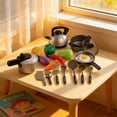 thumbnail image 5 of Kids Cooking Toy Kitchen Set Pretend Play Food With Cutting Fruit Vegetables Educational Toddler Toys, 5 of 6