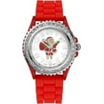 thumbnail image 5 of Blekon Christmas Tree Women Watch Crystals Studded Alloy Case Silicone Strap White Dial Santa Claus Analog Watches, 5 of 7