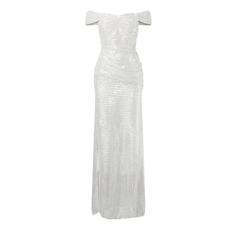 boho sequin maxi dress Elysia Sequin Maxi Dress main image 1