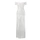 thumbnail image 4 of Vestido de fiesta sin hombros con lentejuelas para mujer: manga corta, color liso, largo maxi, perfecto para bodas o fiestas nocturnas (primavera/otoño/invierno)., 4 of 5