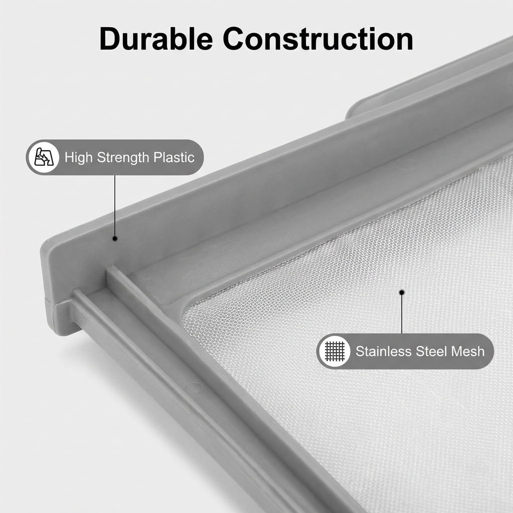Dryer Lint Filter Screen Replacement for DC97-16742A DC61-03048A, Compatible with Major Dryer , High-Strength Mesh Lint Trap with Stainless Steel Screen