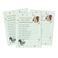 thumbnail image 1 of Inkdotpot 50-Pack Who Knows Daddy Best Baby Shower Game Cards-Fun Activity Cards-Animals Gender Neutral Boy Or Girl, 1 of 4