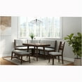 thumbnail image 2 of JERFIT Backless Upholstered Dining Bench Mid-Century Seating, 2 of 5