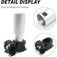 thumbnail image 4 of Starlink Mount for RV Ladder, Aluminum Roof Rack Mount with Pipe Adapter,Load-Bearing 200lbs, Installation Range 0.8-1.17 Inch, Replacement for Starlink Gen 2 RV, Pole/Roof/SUV/Outdoor, 4 of 6