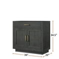 thumbnail image 6 of Abbey 36 in W x 22 in D Black Oak Single Bath Vanity, 6 of 6