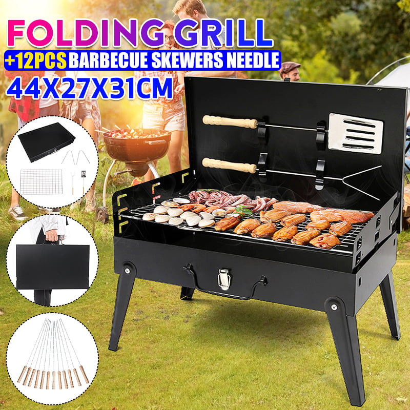 PORTABLE ORGANIC CHAR GRILL CAMPING BARBEQUE BBQ OUTDOOR BARBECUE GARDEN 