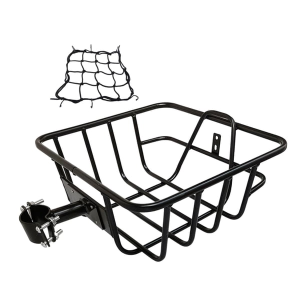Cesta para bicicleta, cesta de carga, transportín para perros, accesorios versátiles para ciclismo. Sin bolsa