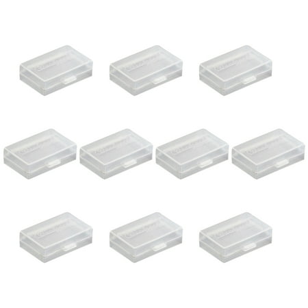 Image of 10Pcs Plastic Protective Storage Case Boxes for GoPro Hero Battery - Frosted Clear Color