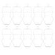 thumbnail image 1 of 10 perchas de plástico para niños, perchas para ropa de bebé, trajes de baño, perchas para bebés, niños pequeños, color blanco, 1 of 7