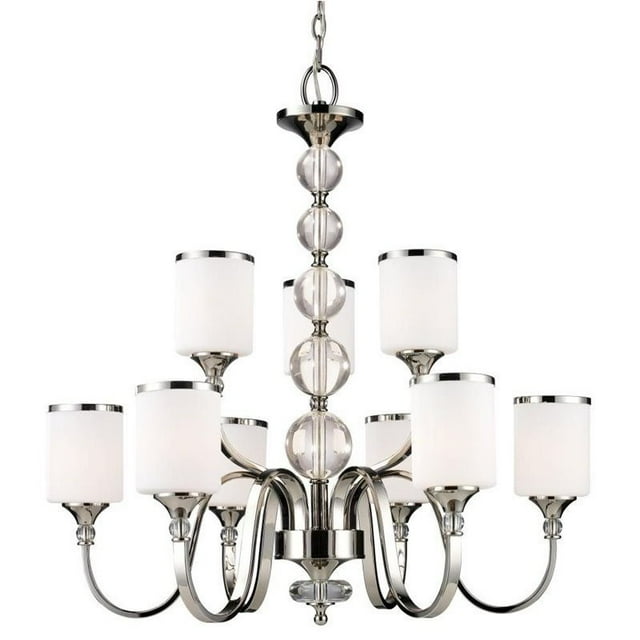 Z-Lite Cosmopolitan 9 Light Chandelier in Chrome