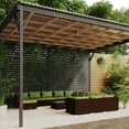 thumbnail image 1 of vidaXL 13 Piece Garden Lounge Set with Cushions Poly Rattan Brown, 1 of 5