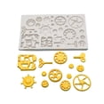 thumbnail image 1 of Diy Hardware Gear Silicona Para Hornear Fondant Molde Epoxi Herramienta De Decoración De Pasteles Fondant Molde Cocina Herramienta Para Hornear Noticed HA018193-00, 1 of 7
