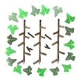 thumbnail image 4 of Imanes de nevera de hiedra, imanes decorativos, creativos artificiales para la cocina del hogar, imanes de hoja de bricolaje, imanes de follaje Estilo D, 4 of 10