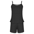 thumbnail image 5 of Besolor Womens Cami Pajama Set 2 Piece Soft Sleepwear Polka Dots Camisole Pj Shorts Set Summer Nightwear, 5 of 5