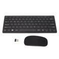 thumbnail image 2 of 2,4g teclado inalámbrico ratón Combo 78 teclas soporte 800 1000 1200DPI ultra delgado negro USB teclado ratón para PC Tablets, 2 of 8