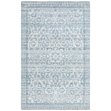 SAFAVIEH Marquee Patrice Medallion Area Rug, Blue/Grey, 4' x 6'