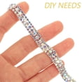 thumbnail image 4 of WASHWEPE De Cristal Con Pedrería Para De Ropa Y Manualidades En Color Plata, 4 of 6
