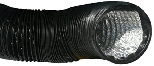 Black 6-Inch by 33-Feet Custom Automated Products Details about   C.A.P. Ducting with Clamps 