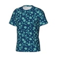thumbnail image 3 of Rocae Daisies Flowers for Men's Moisture-Wicking Crew Tee - T-Shirt for Sports, Outdoor Activities, and Casual WearSmall, 3 of 9