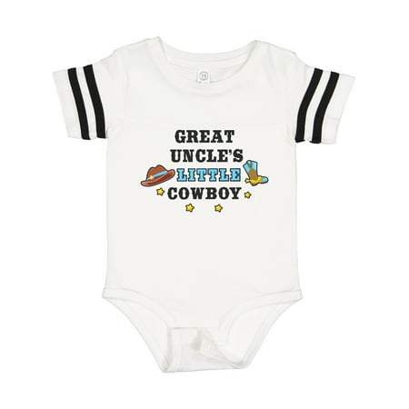 

Inktastic Great Uncles Little Cowboy with Cowboy Hat and Boots Gift Baby Boy Bodysuit