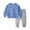Blue#9527, variant on BOOMNY Children Boys Outfit Sets 2 Peice Graphic Long Sleeve Sweatshirts Pants Outfits for Kids Comfy Clothing Set