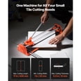 thumbnail image 2 of KFFKFF 17-Inch Manual Tile Cutter for Wall & Polished Tiles,Double Rails for Precise Cutting, Tungsten Carbide Wheel,Non-Slip Handle,Anti-Displacement Pressure Rod, 2 of 9