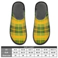 thumbnail image 5 of IAUYY Memory Foam House Slippers Suitable for Both Men and Women. Comfortable, Anti-Slip Plush Flat-Bottomed Slippers The Best Holiday Gift Yellow and Green Home Design, 5 of 9