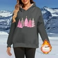 thumbnail image 2 of Riecok Hoodies for Women Plus Size Christmas Long Sleeve Sweatshirts Fleece Lined Tops Soft Winter Clothes, 2 of 7