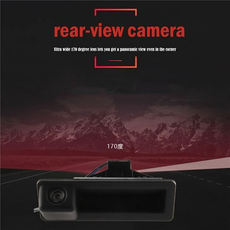 Qilidiba Car Trunk Handle Rearview Camera Reversing Camera for-BMW E60 E61 E70 E71 E72 E82 E88 E84 E90 E91 E92 E93 X1 X5 10-15