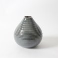 thumbnail image 1 of Vase en Céramique Ronde en Forme de Goutte Pointue, Hauteur de 8,3 Pouces, 1 of 2