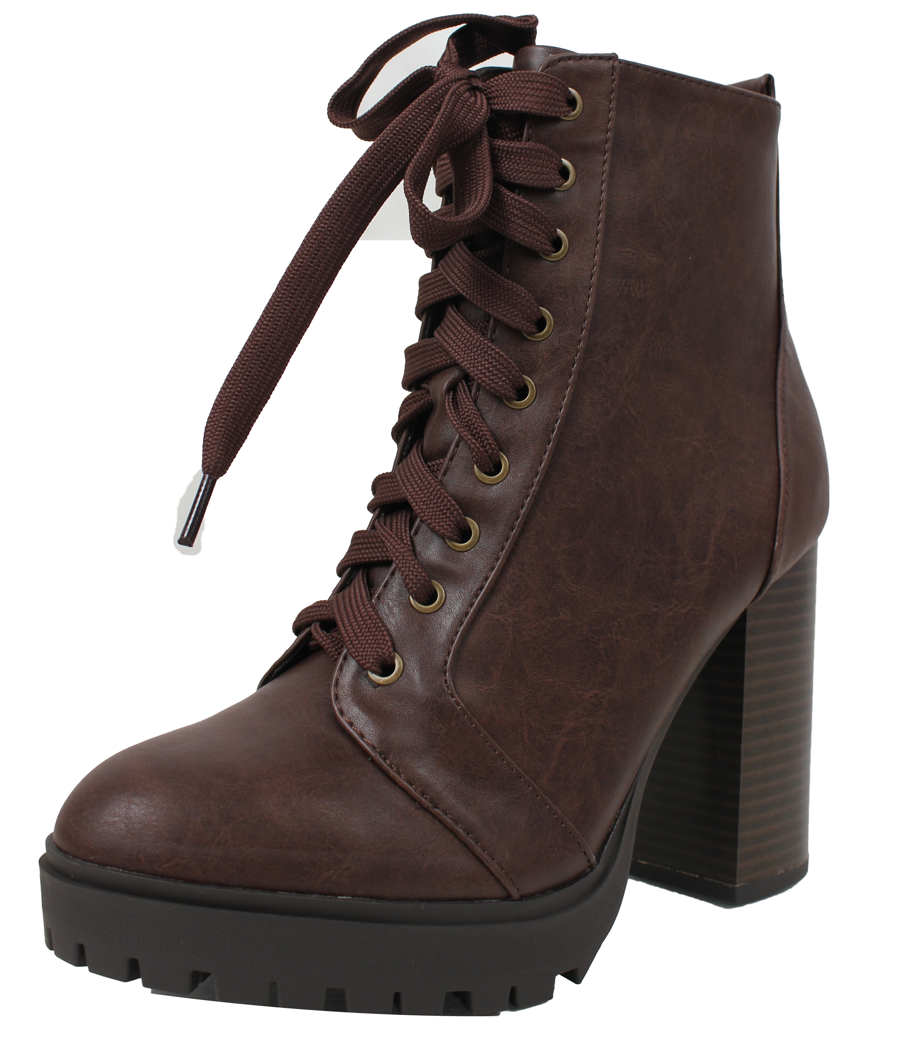 combat booties heel