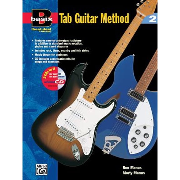 Pre-Owned Basix , Tab Guitar Method, Book 2 with CD (Paperback) 0882848607 9780882848600