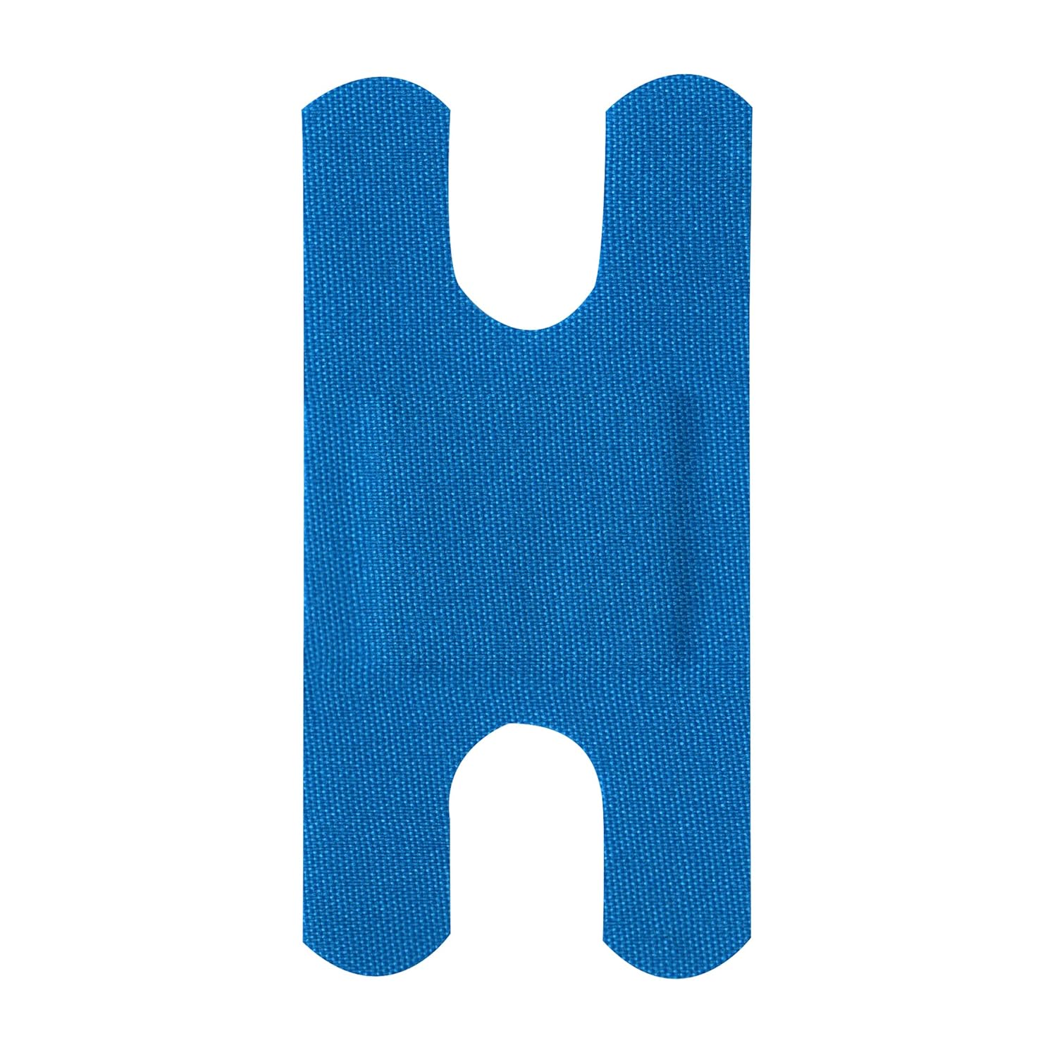 Sterile Metal Detectable Lightweight Fabric Adhesive Bandages 1-1/2" x 3", Blue