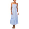 thumbnail image 1 of CeCe Womens Bow Back Maxi Dress, ltpasblue, M, 1 of 2