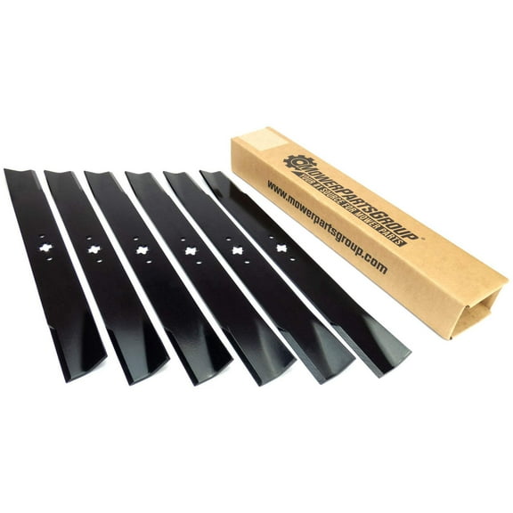 (6) Heavy Duty Blades Fit MTD 42" 942-04308, 942-04312, 742-04308, 742-04312