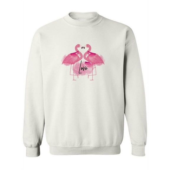 Love Flamingos Sweatshirt Women -SPIdeals Designs, Female 5X-Large