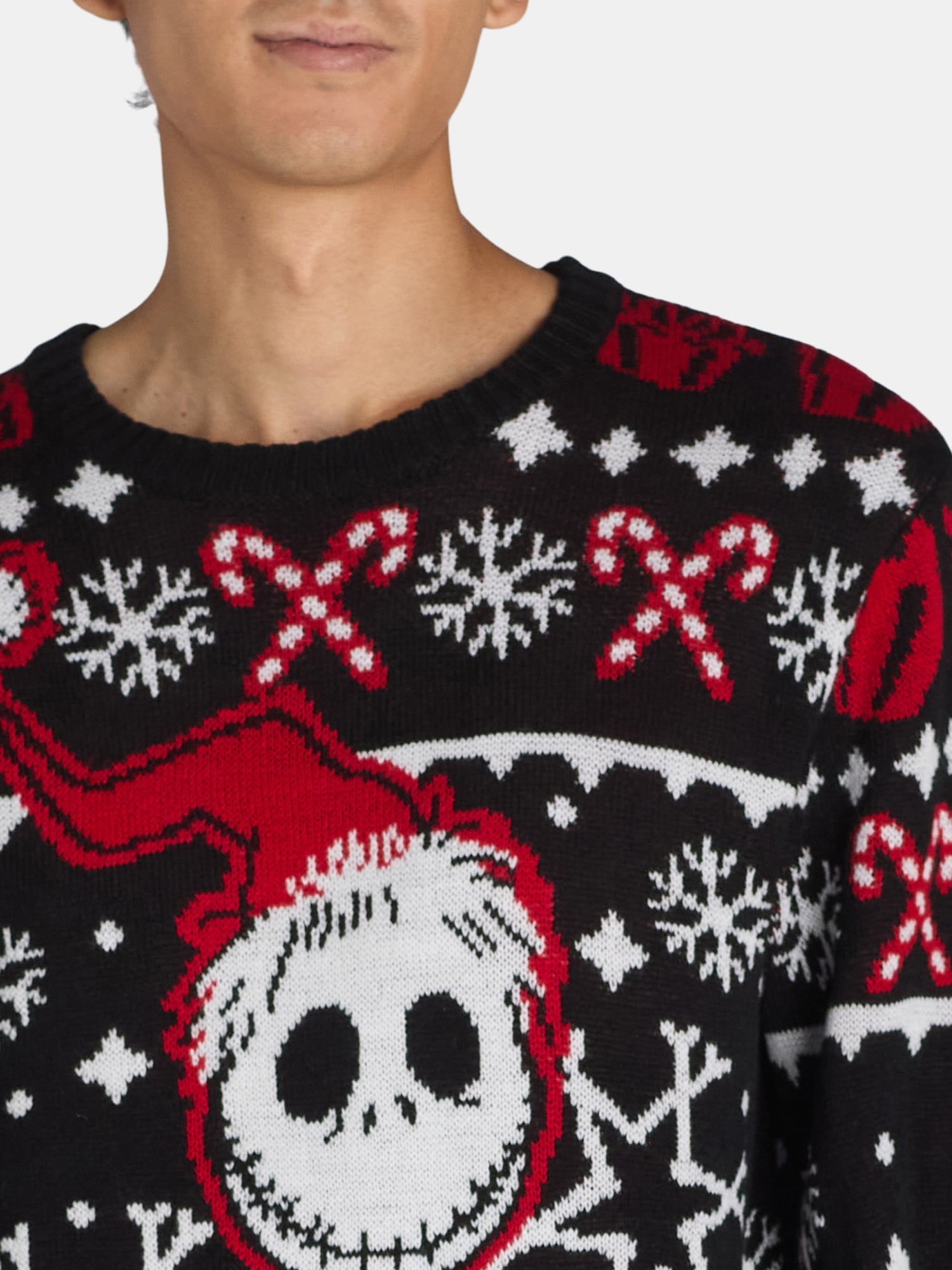 The Nightmare Before Christmas Men's & Big Men's Holiday Ugly Christmas Sweater, Sizes S-3XL