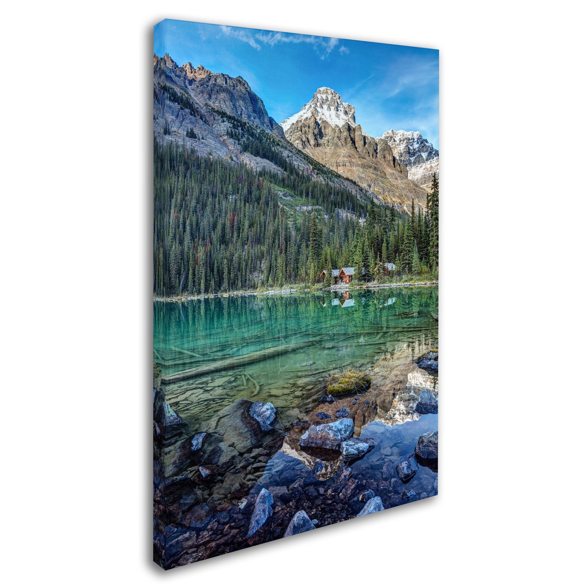 Trademark Fine Art 'Mount Huber Reflection' Canvas Art by Pierre Leclerc