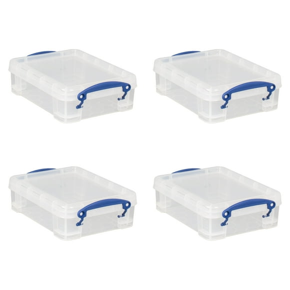 Really Useful Box 1.75L Storage Container w/Snap Lid & Clip Lock Handle