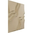 thumbnail image 2 of Ekena Millwork 19 5/8"W x 19 5/8"H Rogue EnduraWall Decorative 3D Wall Panel, UltraCover Satin Smokey Beige (12-Pack for 32.04 Sq. Ft.), 2 of 6