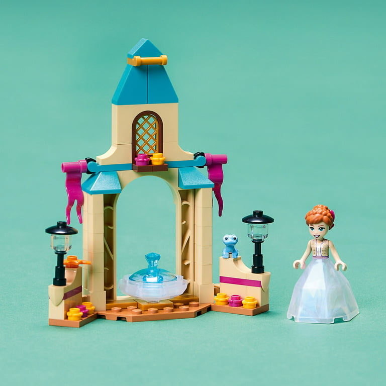 LEGO Disney Anna’s Castle Courtyard 43198 Diamond Dress Set, Buildable  Disney Princess Toy with Collectable Frozen 2 Mini Doll Figure
