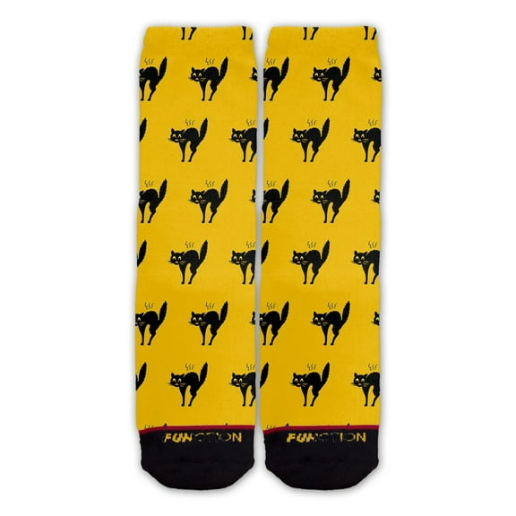 Function - Scared Cat Pattern Fashion Sock