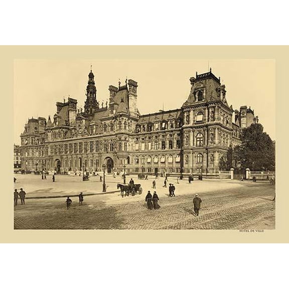 City-Hall- Fine Art Canvas Print (20" x 30")