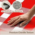thumbnail image 6 of ODIKA 6'x9' Washable Area Rug Checked Farmhouse Gingham Grid Striped Christma Plaid Checkered Refined for Family Room, Living Room, Master Bedroom, Non-Slip, Easy Care, 6 of 7