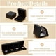 thumbnail image 4 of 4 cajas de almacenamiento para insignias de solapa de 50 mm de diámetro, soportes para insignias individuales, cajas de cartón negro para monedas de desafío, estuche de terciopelo., 4 of 9
