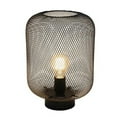thumbnail image 1 of Simple Designs Black Metal Mesh Industrial Table Lamp, 1 of 4