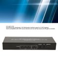 thumbnail image 4 of HD Multimedia Interface , 2x4 HD Multimedia Interface Splitter Aluminum Alloy 4Kx2K At 60Hz with Remote Control for Set Top Box EU Plug,UK Plug,US Plug, 4 of 7
