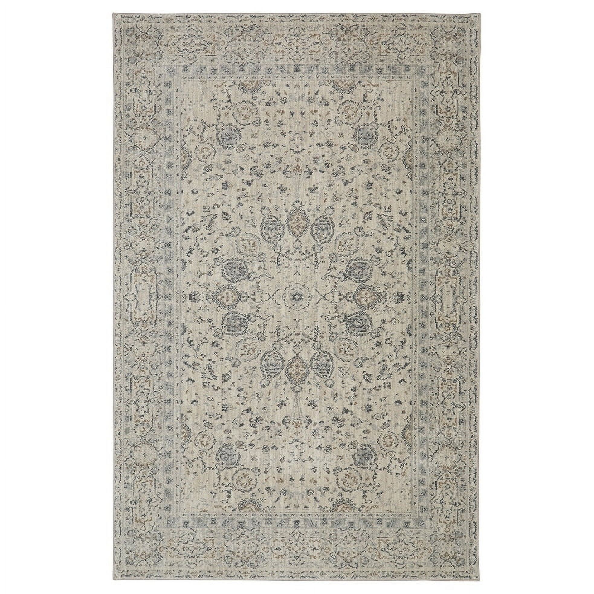 Mohawk Home Medallion Serenade Adagio Traditional Area Rug, Off-White
