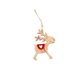 thumbnail image 1 of Inteprter Colgante de de Navidad Muñeco de nieve Adornos colgantes Percha de impresión colorida con cuerda de cáñamo Fiesta en casa Hotel Kits de decoración para fiestas Alce Inteprter HA070164-04, 1 of 1